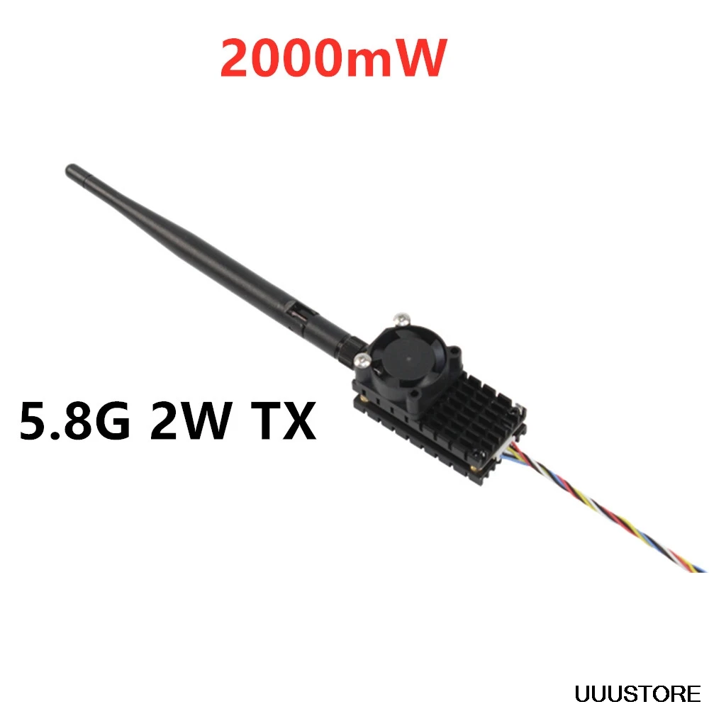 Boscam 5 8 GHz 2000mw 8G 2W 24 канала беспроводной аудио видео передатчик FPV DJI phantom Gopro hero4 SJ4000 |
