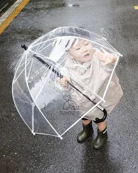 

Windshield Rain Transparent Umbrella Kawaii Kid Mini Small Umbrella Easy Ins Child Cute UmbrellaTo Hold S014