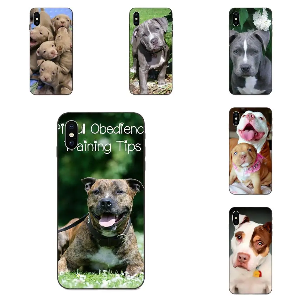 

Soft Protective Cover Case For Huawei Honor 5A 6A 6C 7A 7C 7X 8 8A 8C 8X 9 9X 10 10i 20 Lite Pro Pitbull Dog Puppy