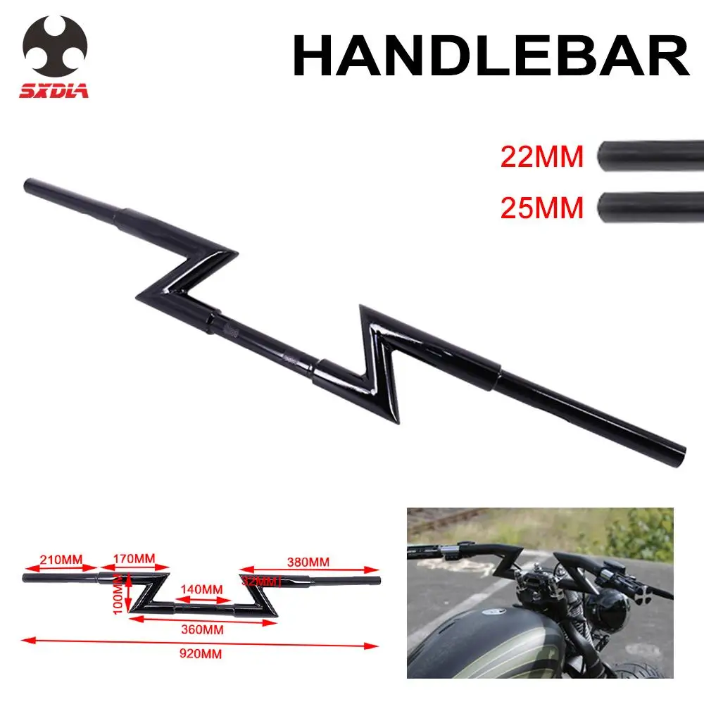 Универсальный мотоцикл " 22/28 мм ручка Z бар для большинства вертолет крейсер Подставка-поплавок для Go велосипед на заказ уличный спортивный велосипед