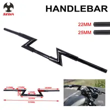 Универсальный мотоцикл " 22/28 мм ручка Z бар для большинства вертолет крейсер Подставка-поплавок для Go велосипед на заказ уличный спортивный велосипед