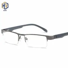 New Square Reading Glasses Men Women Metal Frame Reading Glasses High Definition Comfortable Eyeglasses+1.0 To+4.0
