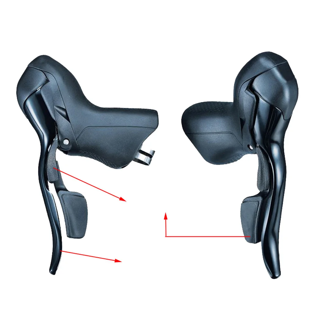 Road Bike Shifters Double Lever Brake Bicycle Derailleur Groupset Compatible with Shift Cables 2x7/3x7 Speed