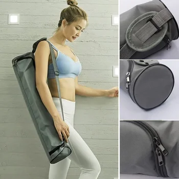 

Multi-function Yoga Bag Waterproof Oxford Cloth Shoulder Bag yoga mat bag Gym Fitness Backpack new 1pc Double Zipper Design