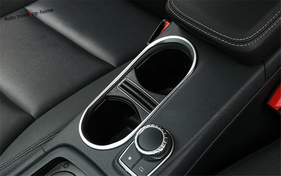Yimaautoпланки для Mercedes Benz GLA 200 220X156 ABS центральный контроль держатель стакана воды рамка интерьер молдинги крышка отделка