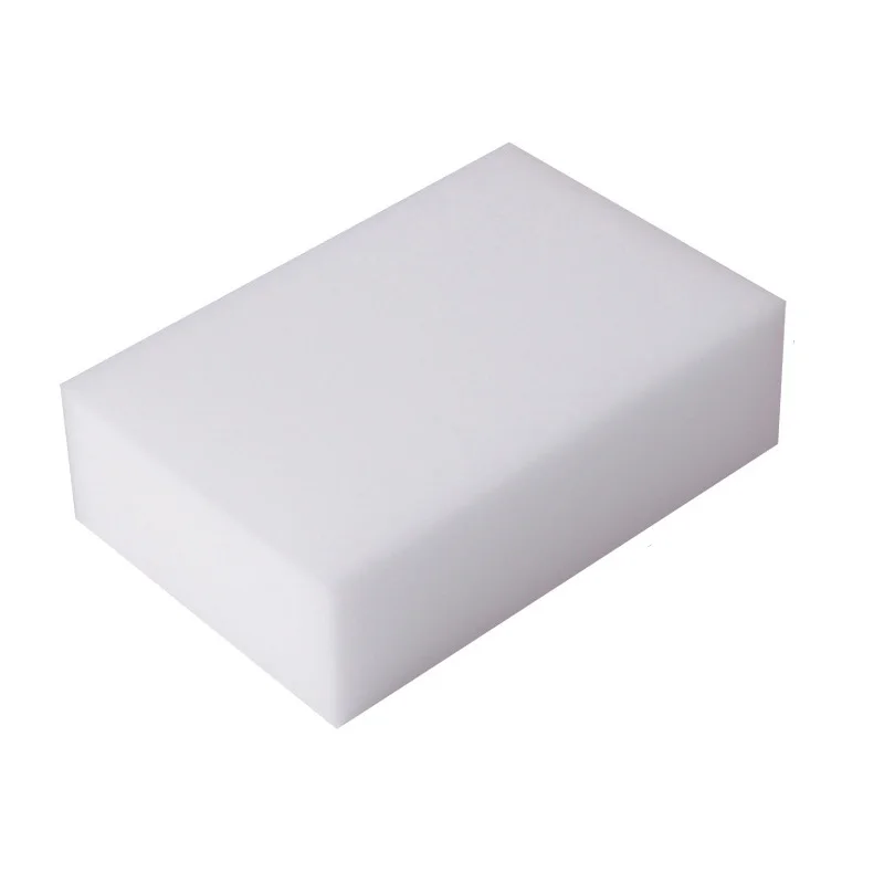 White 100 шт./лот, меламиновая губка, волшебная губка, ластик, меламиновая губка, моющее средство для кухни, ванной, офиса, для чистки, нано губки, инструменты - Цвет: White