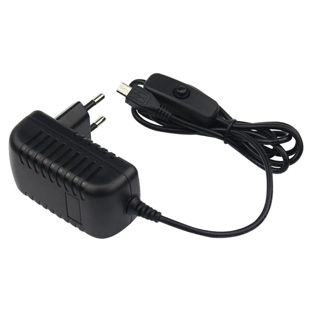 5V 3A зарядное устройство с адаптером переменного тока Micro USB кабель с выключателем питания для Raspberry Pi 3 pi pro Модель B+ Plus
