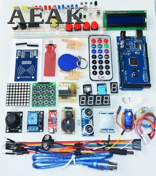 AEAK для Arduino UNO R3 rfid стартовый набор обновленная версия Обучающий с розничной