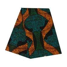 Высокое качество Африканский принт настоящий воск ткань для вечерние платья Новинка Батик Ткань 6 ярдов Анкара настоящий голландский воск ткань