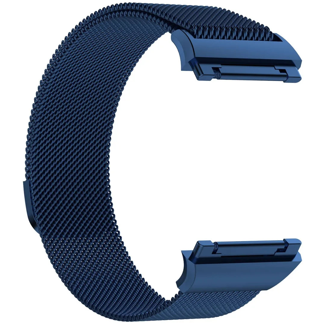 Миланский Магнитный стальной ремешок для мужчин t для Fitbit Ionic Новые мужские и женские часы Петля Браслет ремешок для часов