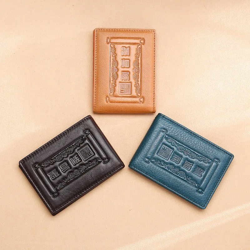 Driver License Holder Genuine Leather Cover for Car Driving Business Credit Cards Cover Holder Thin ID Card Case Wallet Unisex