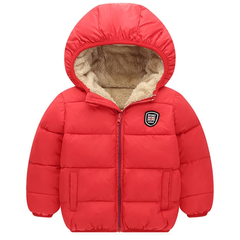 Детское пальто; зимние куртки для мальчиков; Осенняя верхняя одежда для детей; пальто с капюшоном для младенцев; Одежда для новорожденных; детский зимний утепленный комбинезон