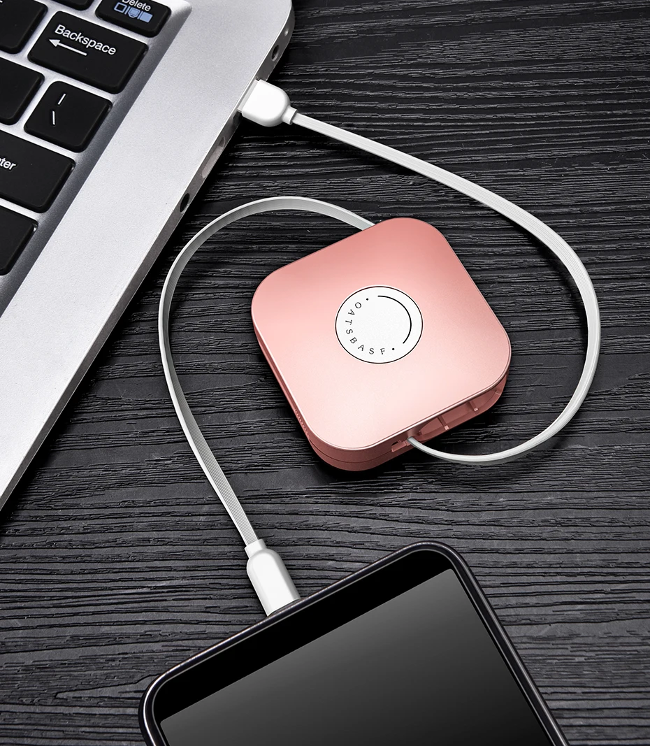 OATSBASF 3 in 1 Type C Port USB Micro Cable for Iphone Samsung Xiaomi Huawei Portable Retractable Charger USB Data Cable