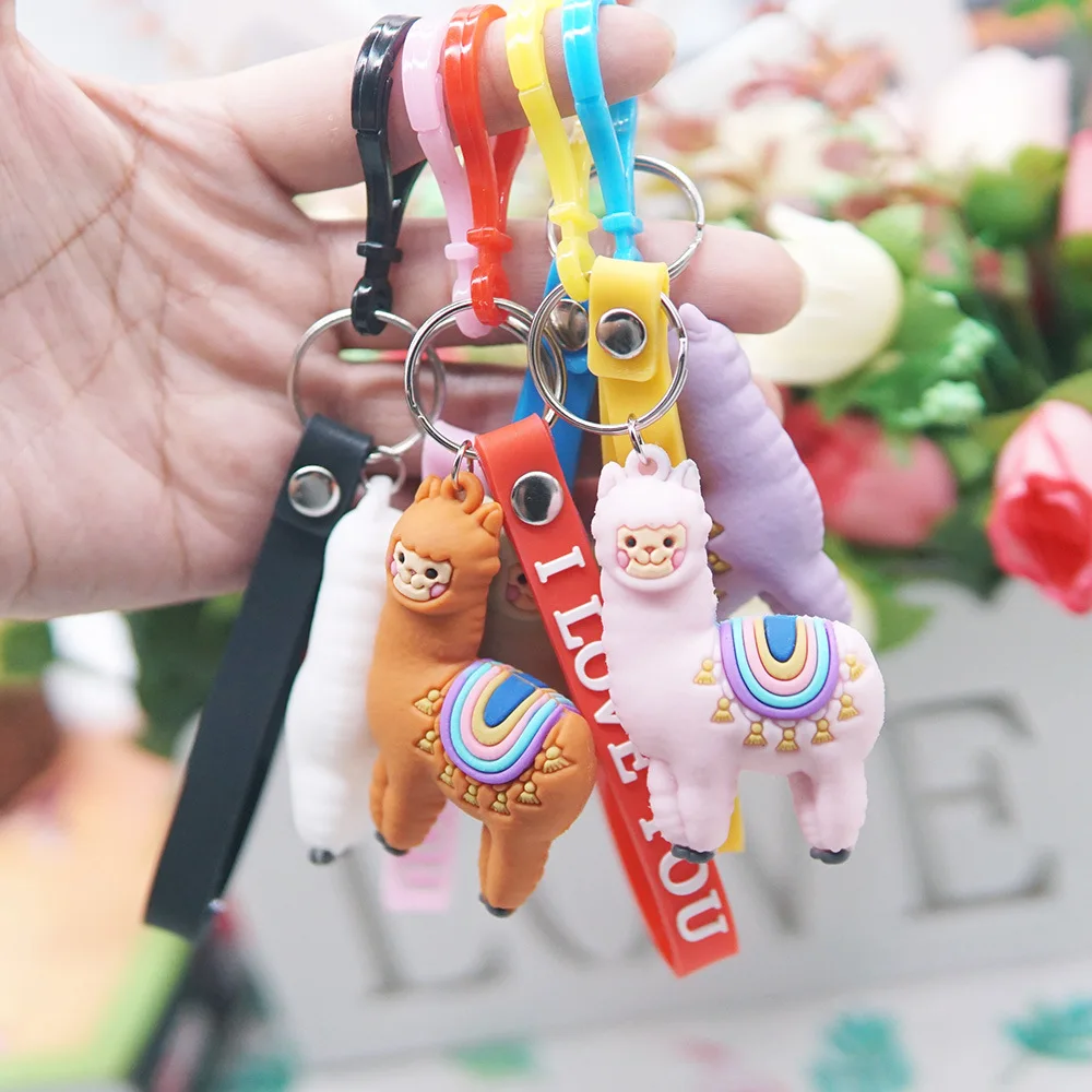 2019 новый стиль микс симпатичная цепочка для ключей со стилизацией животных смола