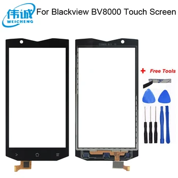 

WEICHENG For Blackview BV8000 Touch Screen Digitizer 100% tested Digitizer Glass Panel Touch Replacement For Blackview BV 8000