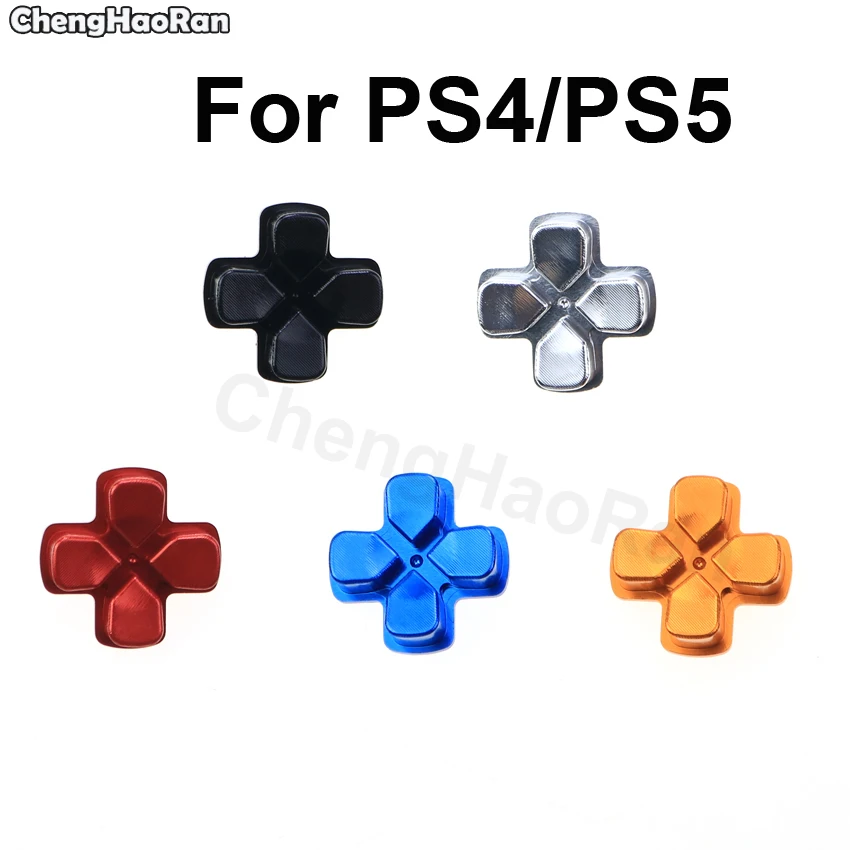 Chenghaoran Metal D-Pad Action Button Cross Dpad Direction Key Repair Sostituzione Per Controller Gamepad Ps4/Ps5