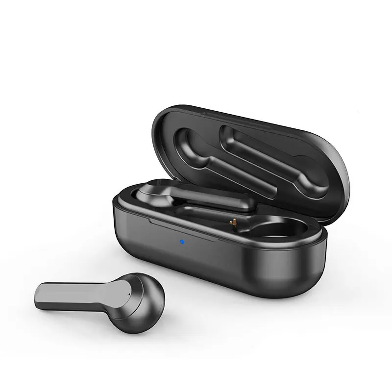 UBeamer TWS беспроводные Bluetooth наушники с сенсорным управлением с микрофоном Спортивная гарнитура с шумоподавлением бинауральные стерео - Цвет: black