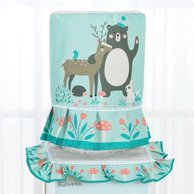 New Cartoon Water Dispenser Cover Lace Dust-Proof Durable Water Bucket Cover Dispenser Bottle Dust Home Decorations