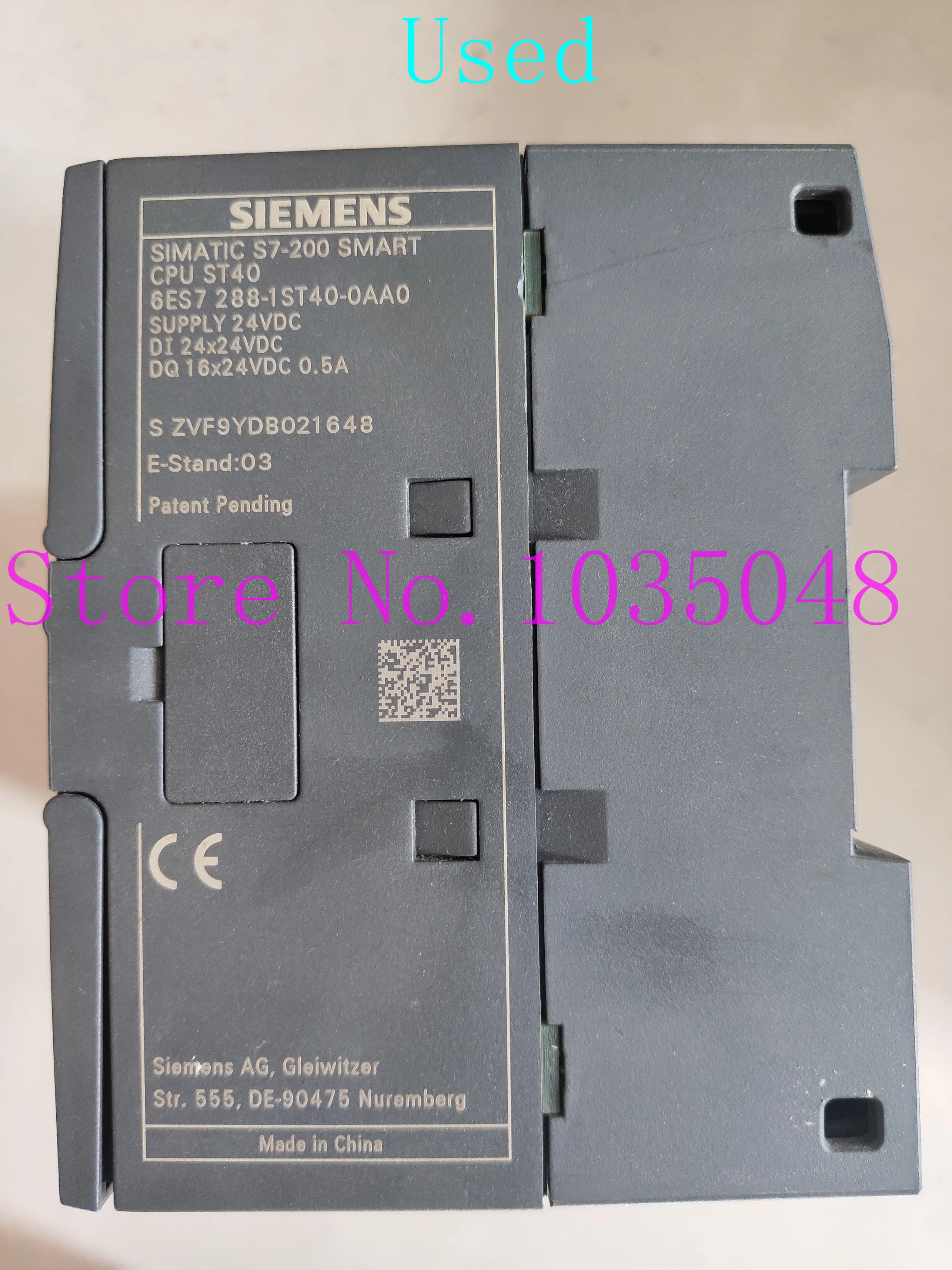 

1PC 6ES7288-1ST40-0AA0 6ES7 288-1ST40-0AA0 Used and Original Priority use of DHL delivery #07