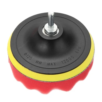 

12pcs Polishing Sponge Waxing Pads Kit Car Polisher Drill Buffer Pads Household Cleaning Buffing Tools