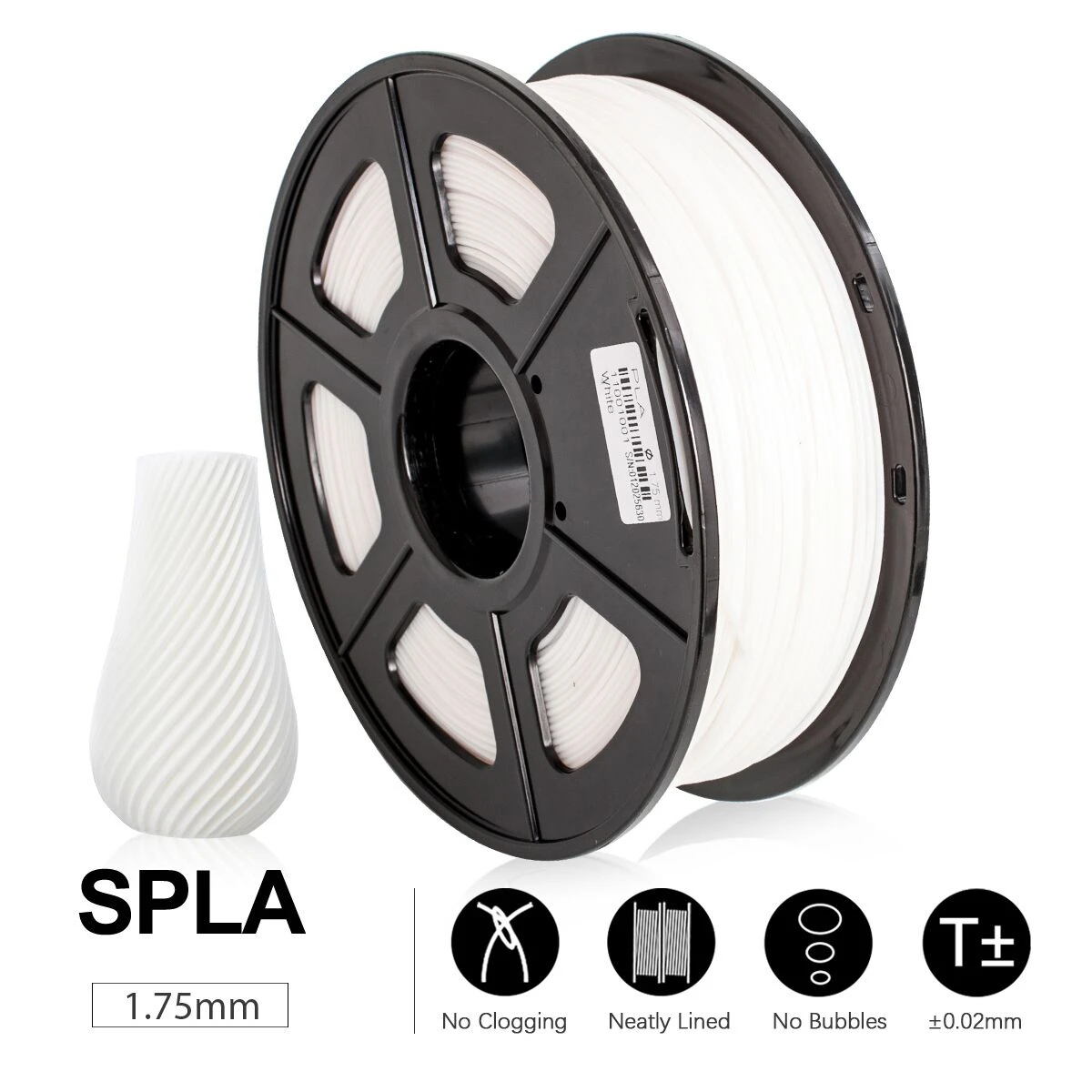 

SPLA Filament New Arrival 3D PRINT SPLA Filament 3D Printing Materials Commodity 1.75mm 1KG/3KG PLA Filament for 3D printer