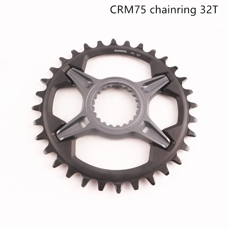 CRM75-32T Shimano CRM75 12 Скоростей для SLX M7100 M8100 M9100 12 Скоростей шатуны MTB велосипед SM CRM75 Коронная пластина диск - Цвет: CRM75-32T