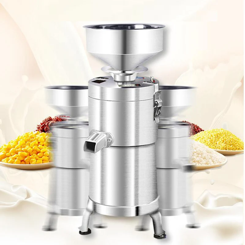 Коммерческое Здоровое питание прибор для приготовления соевого молока Электрический пульпинг машина сои семян тофу машина