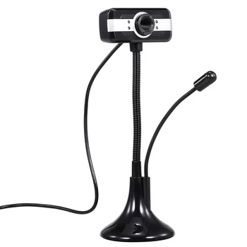 

640*480P Full HD Web Cam PC Webcam USB Portable Laptop Desktop HD Webcam Camera with Built-in Microphone Plug&Play For Gaming