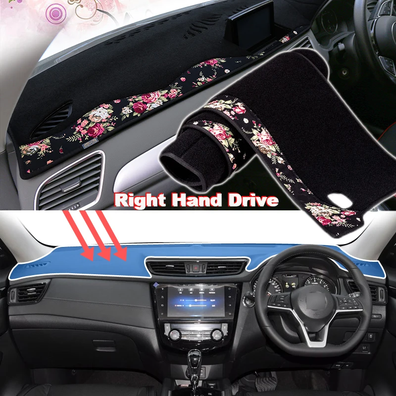 

Tommia China decorative pattern Car Dashmat Dashboard Mat Non-slip Dash Board Pad Cover for Nissan Qashqai 2014 ~ 2017