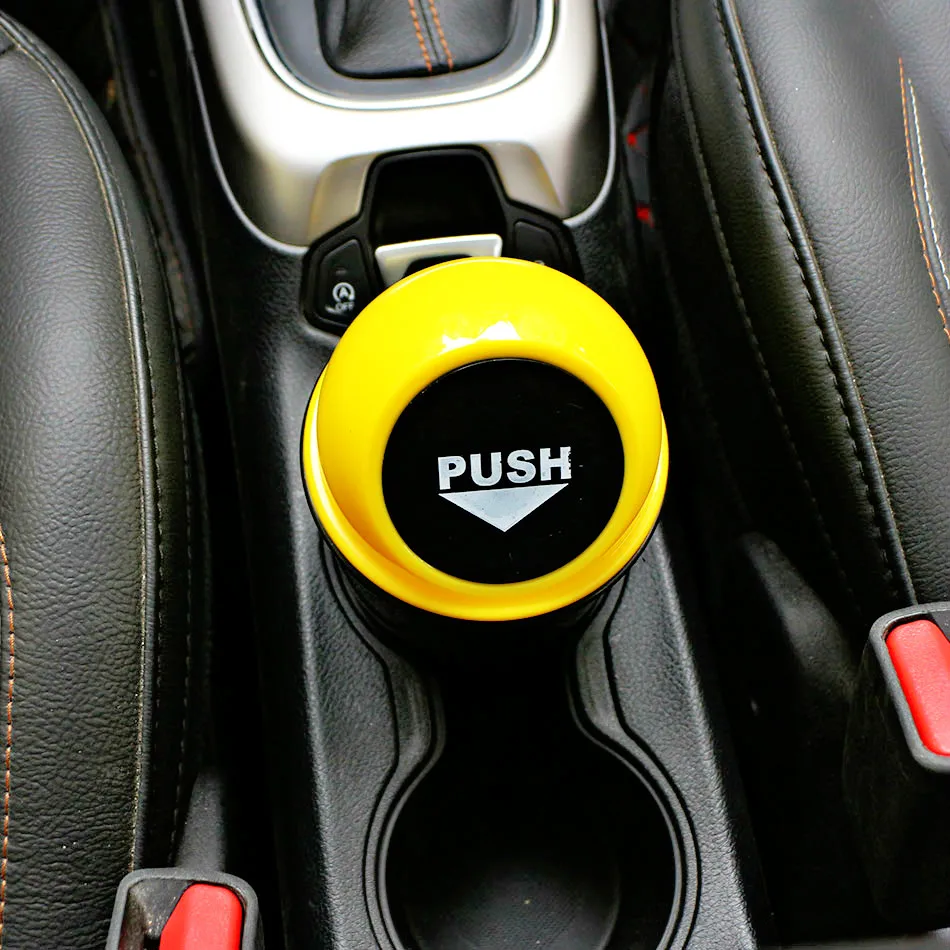 Универсальный автомобильный мусорный бак авто мусорный ящик для мусора держатель коробка для шпилек автомобильный Стайлинг пепельница для салона авто аксессуары