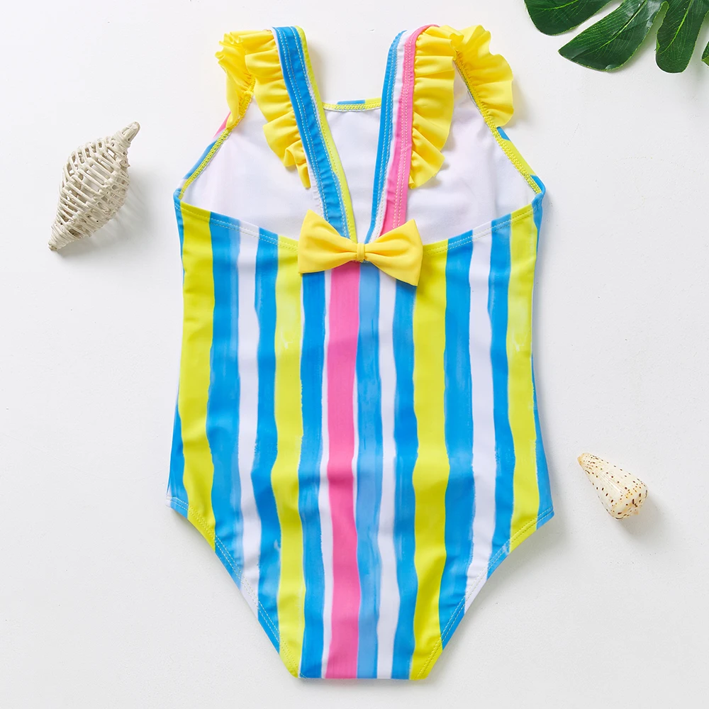 Toddler Baby Girls One Piece Swimsuit 1~10Year