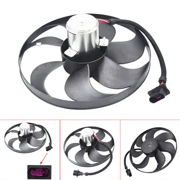 

NEW Radiator Cooling Fan Assembly Motor Blade Fit For Audi TT VW Golf Left LH