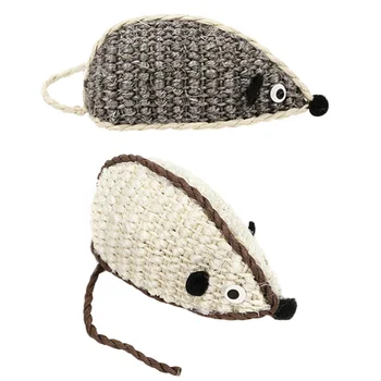 

2pcs Mouse Toy Mouse Teasing Cat Playing Props Cat Teaser Interactive Toy
