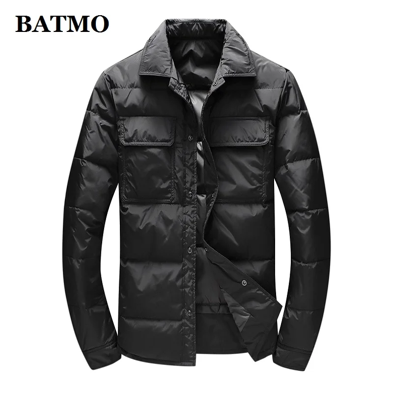 BATMO 2020 Новое поступление высокое качество 80% белый утиный пух куртки для мужчин