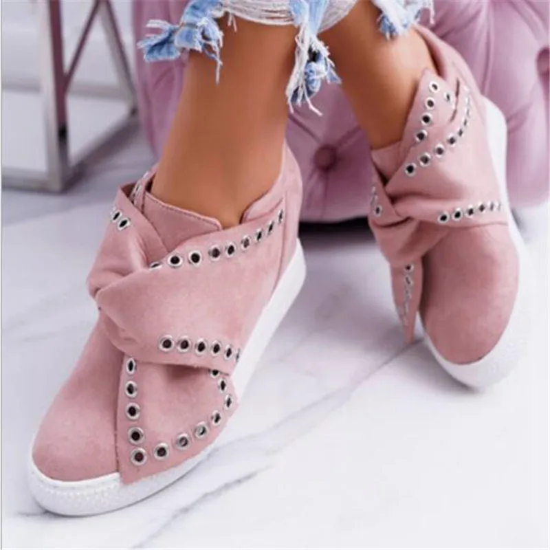 

2019 New Arrival Women's Matching Suede High Heel Platform rivet shoe buckle women's single shoes Damskie sandały mody