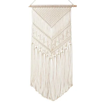 

Hand Woven Boho Lace Tapestry Bedroom Living Room Home Wall Decoration 40 x 80 cm