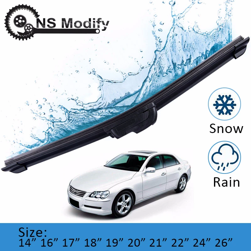 NS Modify u-тип 1" 16" 1" 18" 1" 20" 2" 22" 2" 26" Автомобильные передние щетки стеклоочистителя универсальные