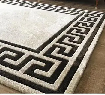 

Customized High Quality Fashion Acrylic G design Carpet Rug, 3D Hand Carved cutting Carpet