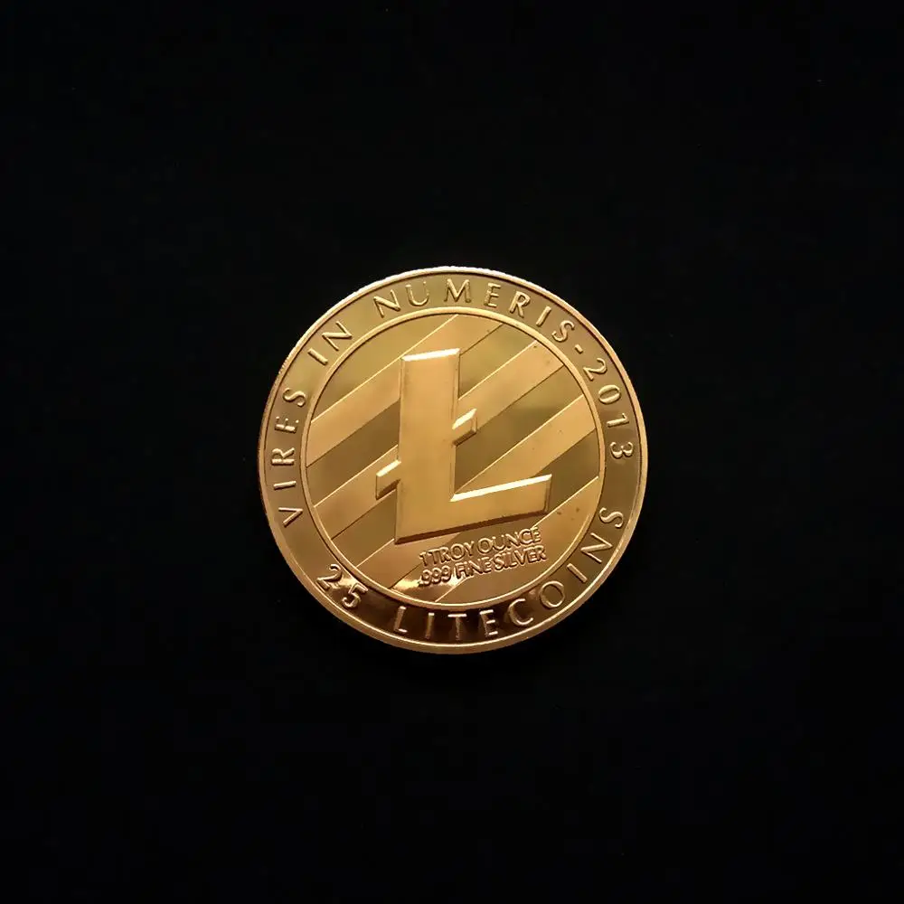 

Dropshipping Non-currency Bitcoin Lite Dash Ripple Coin Gold Plated Silver Plated Coins Commemorative Coin