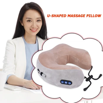 

Multi-functional U-shaped Pillow Ergonomic Design for Comfortable Holding Shoulder Cervical Vertebrae Kneading Massager