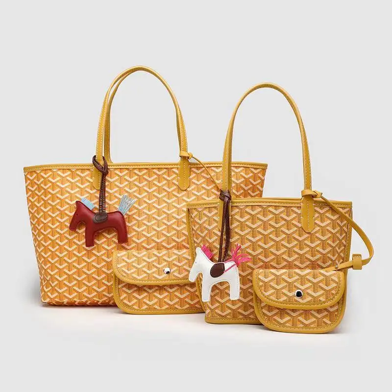 

China Famous Designer Brand Trend New Dog Tooth bag Shopping bag Dish Basket Portable Child bag Explosion Model Handbag Bolsa