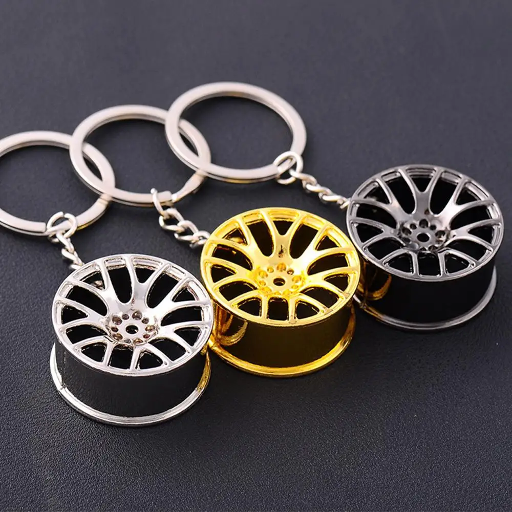 

Factory Price Durable Car Parts Key Chain Motor Hub Valve Piston Engine Rotate Keyring key ring Wholesale Quick delivery CSV