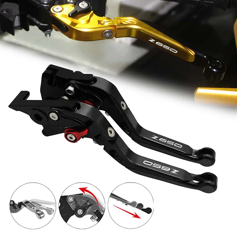 Складные выдвижные рычаги SEMSPEED CNC для Kawasaki Z650 Z 650 2017 2018 2019 2020 тормоза и сцепления