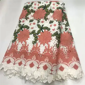 

hot sell High Quality Lace Nigerian Tulle Lace Fabric Bride Milk Silk French Net Lace Orange African Lace Fabrics wholesale