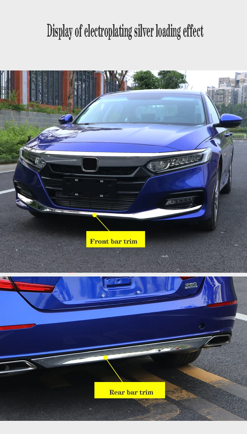 Для Honda 10 поколение accord декоративная машина крышка декоративная полоса специальная средняя Сетка Бар украшения Аксессуары
