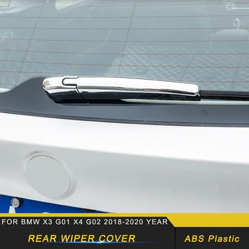 

Car Accessories Rear Windshield Wiper Chrome Cover Frame Sticker Trim Exterior Decoration for BMW X3 G01 X4 G02 2018 2019 2020