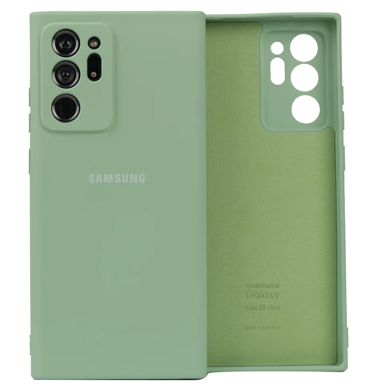 Samsung Galaxy Note 20 Ultra 5G Case Camera Protection Soft Silicone Cover Silky Touch Protective Shell Note20 Note20 Ultra mobile pouch Cases & Covers