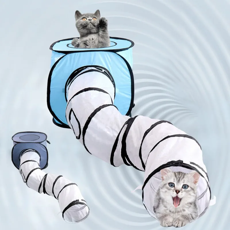 

Indoor Outdoor Tent Cat Tunnel Cat Toy Foldable Cat Tunnel Scratch Resistant Cat Tunnel