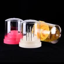 48 слотов пластиковый ящик для хранения для ногтей сверла Стенд Чехол Органайзер Дисплей Держатель банки контейнер для принадлежностей инструмент для дизайна ногтей TR734