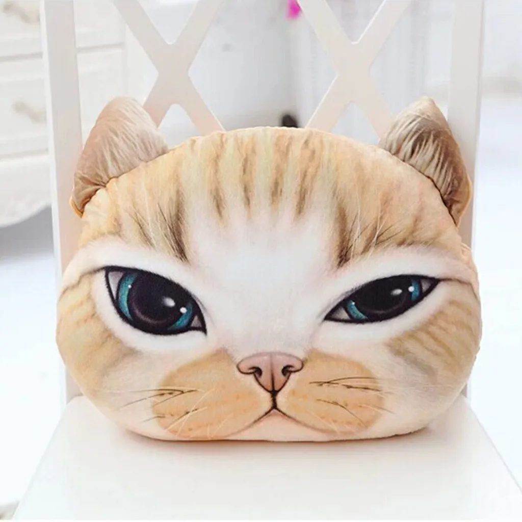 D Ouneed подушка для сиденья, забавная 3D подушка для украшения кошки, креативная Милая Подушка для стула, домашний декор, cuscini divano, подушка для пола, новинка - Цвет: D